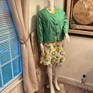 LIBERTY CIRCLE FLORAL DESIGN SLEEVELESS DRESS S